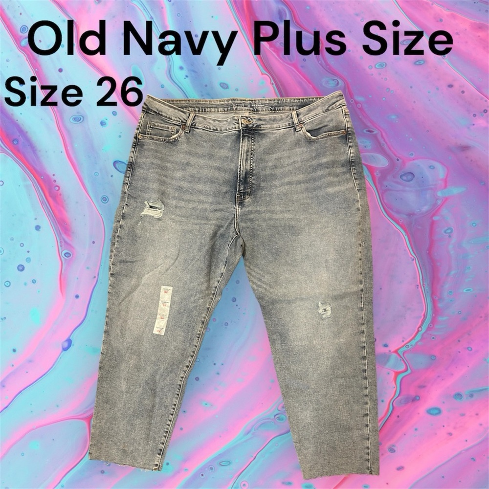 Old Navy Plus Size High-Rise OG Straight Jeans 26 NWT
